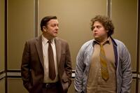 Ricky Gervais as Mark Bellison and Jonah Hill as Frank in "The Invention of Lying."