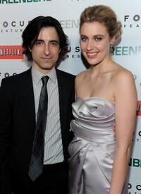 Director Noah Baumbach and Greta Gerwig at the Los Angeles premiere of "Greenberg."
