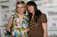 Greta Gerwig and Ry Russo-Young at the Night of 1,000 Stars during the Sarasota Film Festival.
