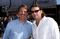 Jeff Foxworthy and Billy Ray Cyrus at the U.S. premiere of "Harry Potter And The Order Of The Phoenix."