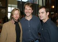 David Spade, Jeff Foxworthy and Jeff Gordon at the after party of the premiere of "Racing Stripes."