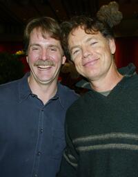Jeff Foxworthy and Bruce Greenwood at the after party of the premiere of "Racing Stripes."