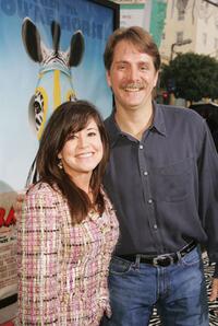 Gregg and Jeff Foxworthy at the premiere of "Racing Stripes."