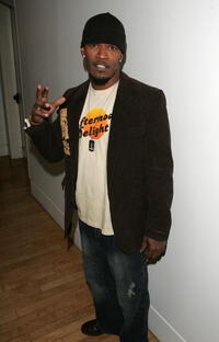 Jamie Foxx at MTV TRL. 