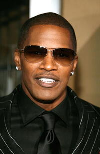"Dreamgirls" star Jamie Foxx at the Beverly Hills premiere.