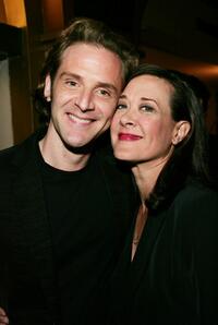 Malcolm Gets and Karen Ziemba at the party of Encore! BASH.