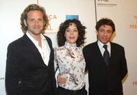 Malcolm Gets, Parker Posey and Chris Kattan at the screening of "Adam and Steve" during the Tribeca Film Festival.