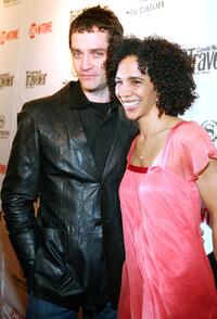 James Frain and wife Marta Cunningham at the premiere of "The Tudors: Season 2."