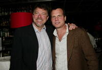 Jonathan Frakes and Bill Paxton at the Working Title Films 20th Anniversary party during the Tribeca Film Festival.