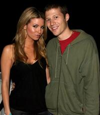 Amber Lancaster and Zach Gilford at the Playboy and Crown Royal present Barbershop Lounge.