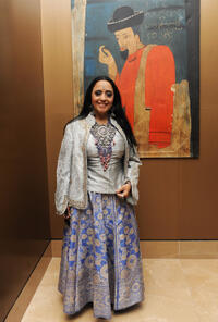 Ila Arun at the after party of the premiere of "West Is West" during the 54th BFI London Film Festival.