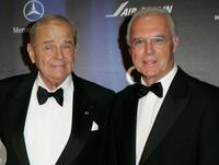 Walter Giller and Franz Beckenbauer at the 58th Annual Bambi Awards.