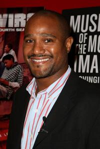 Seth Gilliam at the panel discussion with the cast of "The Wire."