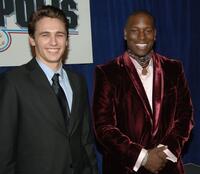James Franco and Tyrese Gibson at the premiere of "Annapolis."