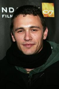 James Franco at the premiere of "An American Crime" during the 2007 Sundance Film Festival.