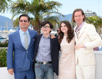 Director Wes Anderson, Kara Hayward, Jared Gilman and Roman Coppola at the "Moonrise Kingdom" photocall during the 65th Annual Cannes Film Festival