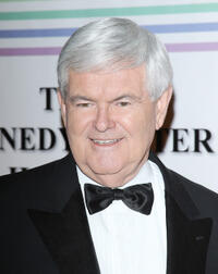 Newt Gingrich at the 34th Kennedy Center Honors.