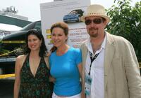 Melissa Fitzgerald, Peri Gilpin and Producer Richard D. Titus at the after party of the premiere of "Who Killed The Electric Car?" during the Los Angeles Film Festival.