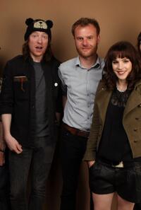 Domhnall Gleeson, Kieron J. Walsh and Kelly Campbell at the 2010 Toronto International Film Festival.
