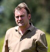Philip Glenister at the par-3 celebrity golf tournament.