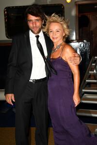 Adriano Giannini and Alberta Ferretti at the after party of "Bad Lieutenant: Port Of Call New Orleans" during the 66th Venice Film Festival.