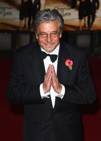Giancarlo Giannini at the Royal world premiere of "Quantum of Solace."