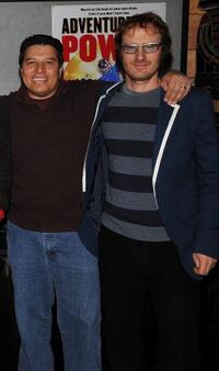 Albert Huerta and Ari Gold at the premiere of "Adventures Of Power" during the Sundance Film Festival.