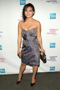 Caitlin Gold at the New York premiere of "From Within."