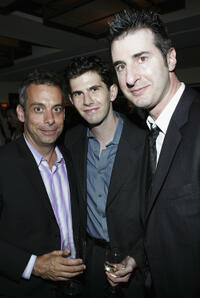 Director Joe Mantello, Daniel Eric Gold and playwright Jon Robin Baitz at the after party of the Broadway opening night of "The Paris Letter" in New York.
