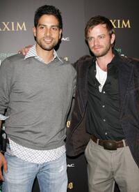 Adam Rodriguez and Carmine Giovinazzo at the Maxim Magazine's 7th Annual Hot 100 party.