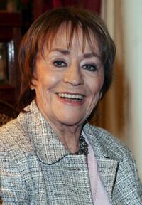 Annie Girardot at the "Espace Glamour Chic" the first gift lounge organized at the George V hotel.