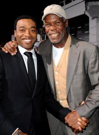 Chiwetel Ejiofor and Danny Glover at the California premiere of "2012."