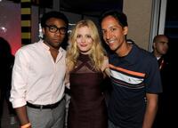 Donald Glover, Gillian Jacobs and Danny Pudi at the Comic-Con 2010.