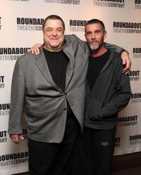 John Goodman and John Glover at the photocall of "Waiting For Godot" and "The Philanthropist."