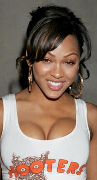 Meagan Good at the Halloween Mansion Party.
