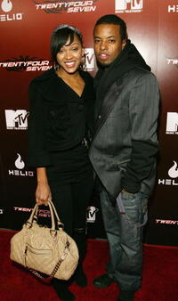 Meagan Good and Ty Hodges at the kick off party for MTV's reality show "Twentyfourseven."