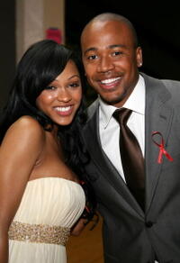 Columbus Short and Meagan Good at the 38th annual NAACP Image Awards.