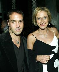 Jeremy Piven and Caroline Goodall at the premiere of "Chasing Liberty."