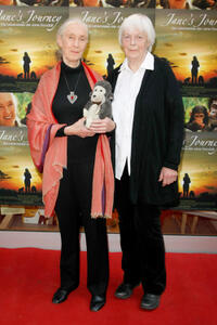 Jane Goodall and Judy Waters at the photocall of "Jane's Journey" during the Munich Film Festival.
