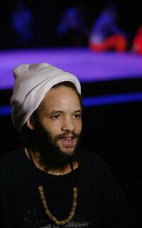 Savion Glover at the opening of his new dance concert Improvography.