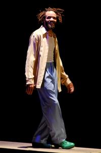 Savion Glover at the "Bare Soundz" as part of the Family Series.