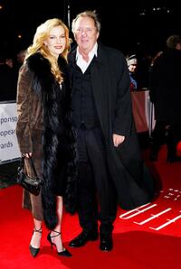 Vadim Glowna and Guest at the European Film Awards 2003.