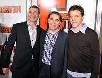Producers Peter Jaysen, Matthew Gross and Will Gluck at the premiere of ''Fired Up."