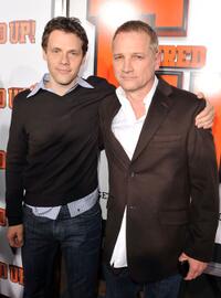 Will Gluck and Clint Culpepper at the premiere of ''Fired Up."