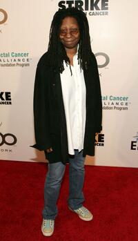 Whoopi Goldberg at the Bowl to "Strike Out Colon Cancer" hosted by Katie Couric at 300 New York Bowling Center.