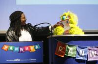 Whoopi Goldberg at the United Nations International School at a press conference to announce a new worldwide initiative "Panwapa".