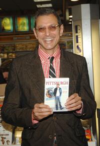 Jeff Goldblum at the J&R Music and Computer World an autograph signing session for the DVD release of "Pittsburgh".