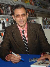Jeff Goldblum at the J&R Music and Computer World an autograph signing session for the DVD release of "Pittsburgh".
