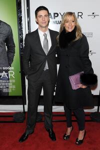 Matthew Goode and Sophie Dymoke at the New York premiere of "Leap Year."