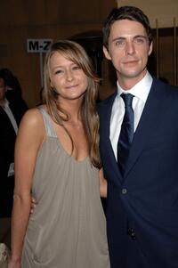 Sophie Dimmock and Matthew Goode at the premiere of "The Lookout."